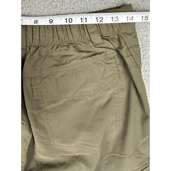 Convertible Hiking Pants Mens 29 Olive Green Cargo Pocket Straight Leg Outdoor - Picture 9 of 11